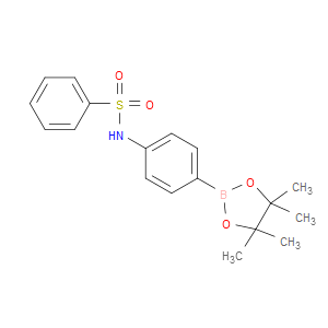N-(4-(4,4,5,5-TETRAMETHYL-1,3,2-DIOXABOROLAN-2-YL)PHENYL)BENZENESULFONAMIDE