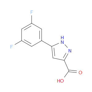 3-(3,5-DIFLUOROPHENYL)-1H-PYRAZOLE-5-CARBOXYLIC ACID - Click Image to Close