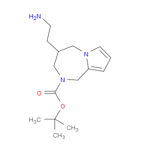 TERT-BUTYL 4-(2-AMINOETHYL)-4,5-DIHYDRO-1H-PYRROLO[1,2-A][1,4]DIAZEPINE-2(3H)-CARBOXYLATE