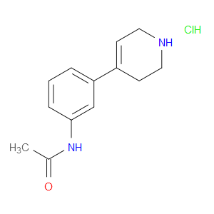 N-(3-(1,2,3,6-TETRAHYDROPYRIDIN-4-YL)PHENYL)ACETAMIDE HYDROCHLORIDE