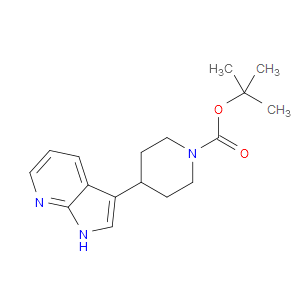 TERT-BUTYL 4-(1H-PYRROLO[2,3-B]PYRIDIN-3-YL)PIPERIDINE-1-CARBOXYLATE - Click Image to Close
