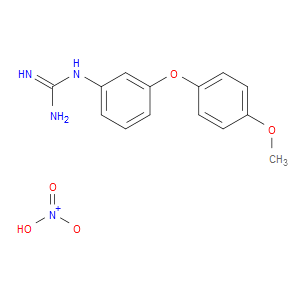 1-(3-(4-METHOXYPHENOXY)PHENYL)GUANIDINE NITRATE