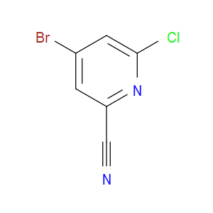4-BROMO-6-CHLOROPICOLINONITRILE
