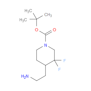 TERT-BUTYL 4-(2-AMINOETHYL)-3,3-DIFLUOROPIPERIDINE-1-CARBOXYLATE