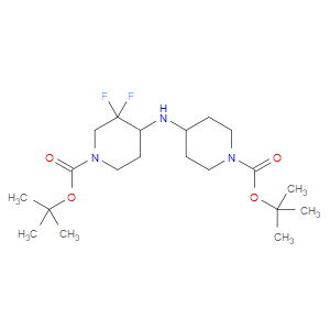TERT-BUTYL 4-(1-(TERT-BUTOXYCARBONYL)PIPERIDIN-4-YLAMINO)-3,3-DIFLUOROPIPERIDINE-1-CARBOXYLATE