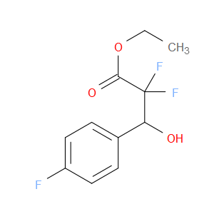 ETHYL 2,2-DIFLUORO-3-(4-FLUOROPHENYL)-3-HYDROXYPROPANOATE