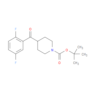 TERT-BUTYL 4-(2,5-DIFLUOROBENZOYL)PIPERIDINE-1-CARBOXYLATE