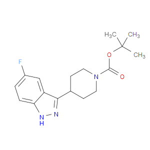 TERT-BUTYL 4-(5-FLUORO-1H-INDAZOL-3-YL)PIPERIDINE-1-CARBOXYLATE