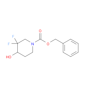 BENZYL 3,3-DIFLUORO-4-HYDROXYPIPERIDINE-1-CARBOXYLATE