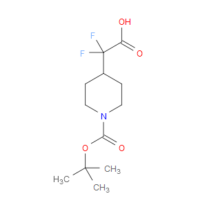 2-(1-(TERT-BUTOXYCARBONYL)PIPERIDIN-4-YL)-2,2-DIFLUOROACETIC ACID - Click Image to Close