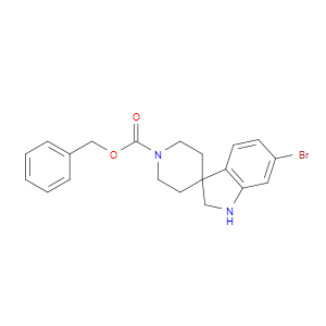 BENZYL 6-BROMOSPIRO[INDOLINE-3,4'-PIPERIDINE]-1'-CARBOXYLATE
