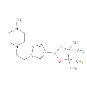 1-METHYL-4-(2-(4-(4,4,5,5-TETRAMETHYL-1,3,2-DIOXABOROLAN-2-YL)-1H-PYRAZOL-1-YL)ETHYL)PIPERAZINE