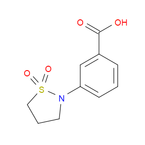 3-(1,1-DIOXIDOISOTHIAZOLIDIN-2-YL)BENZOIC ACID