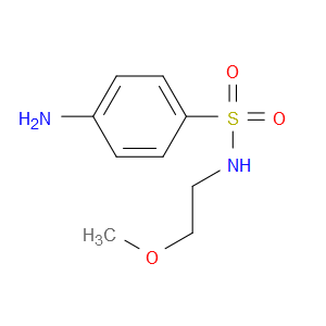 4-AMINO-N-(2-METHOXYETHYL)BENZENESULFONAMIDE - Click Image to Close