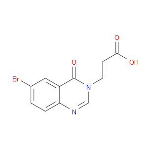 3-(6-BROMO-4-OXOQUINAZOLIN-3(4H)-YL)PROPANOIC ACID - Click Image to Close
