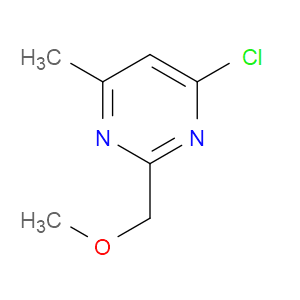 4-CHLORO-2-(METHOXYMETHYL)-6-METHYLPYRIMIDINE