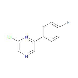 2-CHLORO-6-(4-FLUOROPHENYL)PYRAZINE