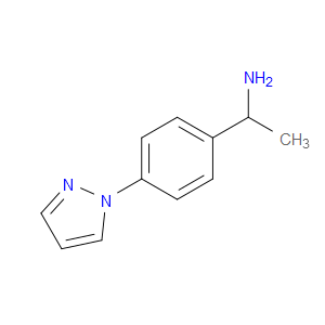 1-[4-(1H-PYRAZOL-1-YL)PHENYL]ETHAN-1-AMINE - Click Image to Close