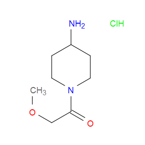 1-(4-AMINOPIPERIDIN-1-YL)-2-METHOXYETHAN-1-ONE HYDROCHLORIDE - Click Image to Close