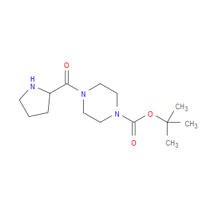 TERT-BUTYL 4-(PYRROLIDINE-2-CARBONYL)PIPERAZINE-1-CARBOXYLATE - Click Image to Close