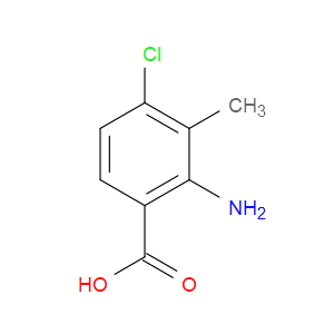 2-AMINO-4-CHLORO-3-METHYLBENZOIC ACID