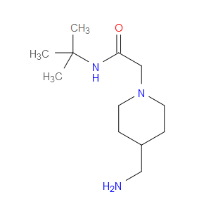 2-[4-(AMINOMETHYL)PIPERIDIN-1-YL]-N-TERT-BUTYLACETAMIDE