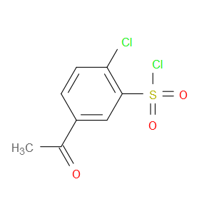 5-ACETYL-2-CHLOROBENZENE-1-SULFONYL CHLORIDE