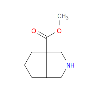 METHYL OCTAHYDROCYCLOPENTA[C]PYRROLE-3A-CARBOXYLATE - Click Image to Close