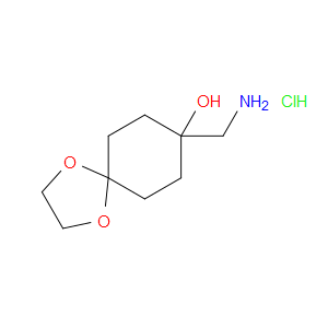 8-(AMINOMETHYL)-1,4-DIOXASPIRO[4.5]DECAN-8-OL HYDROCHLORIDE
