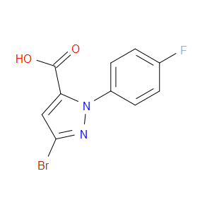 3-BROMO-1-(4-FLUOROPHENYL)-1H-PYRAZOLE-5-CARBOXYLIC ACID - Click Image to Close
