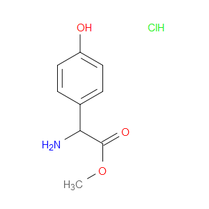 METHYL 2-AMINO-2-(4-HYDROXYPHENYL)ACETATE HYDROCHLORIDE - Click Image to Close