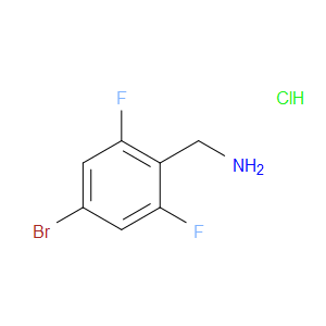 (4-BROMO-2,6-DIFLUOROPHENYL)METHANAMINE HYDROCHLORIDE