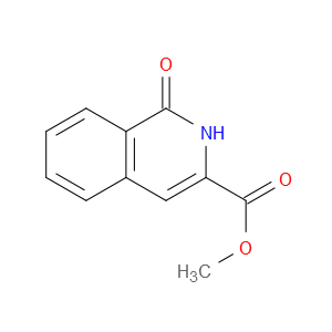 METHYL 1-OXO-1,2-DIHYDROISOQUINOLINE-3-CARBOXYLATE - Click Image to Close