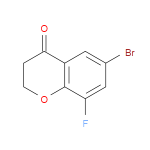 6-BROMO-8-FLUORO-3,4-DIHYDRO-2H-1-BENZOPYRAN-4-ONE