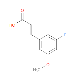 3-(3-FLUORO-5-METHOXYPHENYL)PROP-2-ENOIC ACID - Click Image to Close