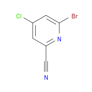 6-BROMO-4-CHLOROPICOLINONITRILE