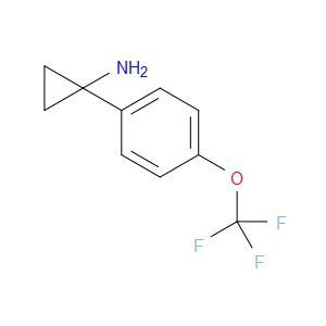 1-[4-(TRIFLUOROMETHOXY)PHENYL]CYCLOPROPAN-1-AMINE - Click Image to Close