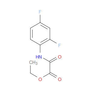 ACETIC ACID, 2-[(2,4-DIFLUOROPHENYL)AMINO]-2-OXO-, ETHYL ESTER - Click Image to Close