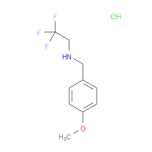 [(4-METHOXYPHENYL)METHYL](2,2,2-TRIFLUOROETHYL)AMINE HYDROCHLORIDE