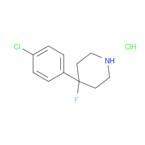 4-(4-CHLOROPHENYL)-4-FLUOROPIPERIDINE HYDROCHLORIDE - Click Image to Close