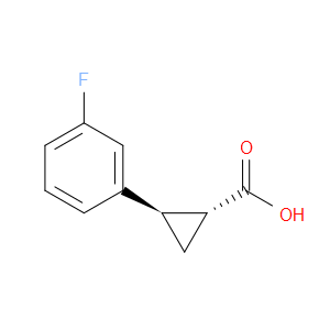 TRANS-2-(3-FLUOROPHENYL)CYCLOPROPANE-1-CARBOXYLIC ACID - Click Image to Close