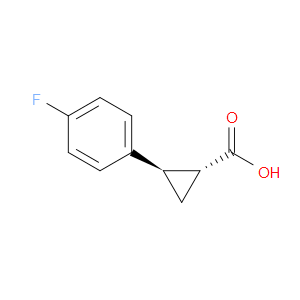 REL-(1R,2R)-2-(4-FLUOROPHENYL)CYCLOPROPANE-1-CARBOXYLIC ACID - Click Image to Close