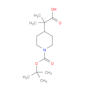 2-(1-TERT-BUTOXYCARBONYL-4-PIPERIDYL)-2-METHYL-PROPANOIC ACID