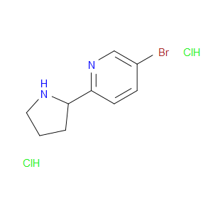 5-BROMO-2-(PYRROLIDIN-2-YL)PYRIDINE DIHYDROCHLORIDE