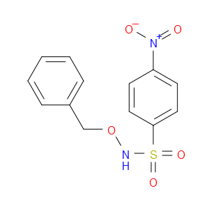 N-(BENZYLOXY)-4-NITROBENZENE-1-SULFONAMIDE