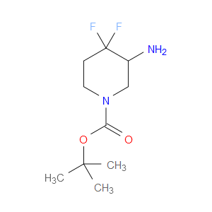 TERT-BUTYL 3-AMINO-4,4-DIFLUOROPIPERIDINE-1-CARBOXYLATE - Click Image to Close