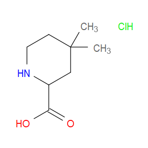 4,4-DIMETHYLPIPERIDINE-2-CARBOXYLIC ACID HYDROCHLORIDE - Click Image to Close