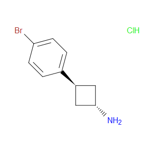 (1R,3R)-3-(4-BROMOPHENYL)CYCLOBUTAN-1-AMINE HYDROCHLORIDE