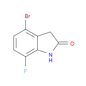 4-BROMO-7-FLUOROINDOLIN-2-ONE - Click Image to Close