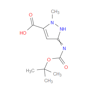 3-((TERT-BUTOXYCARBONYL)AMINO)-1-METHYL-1H-PYRAZOLE-5-CARBOXYLIC ACID - Click Image to Close